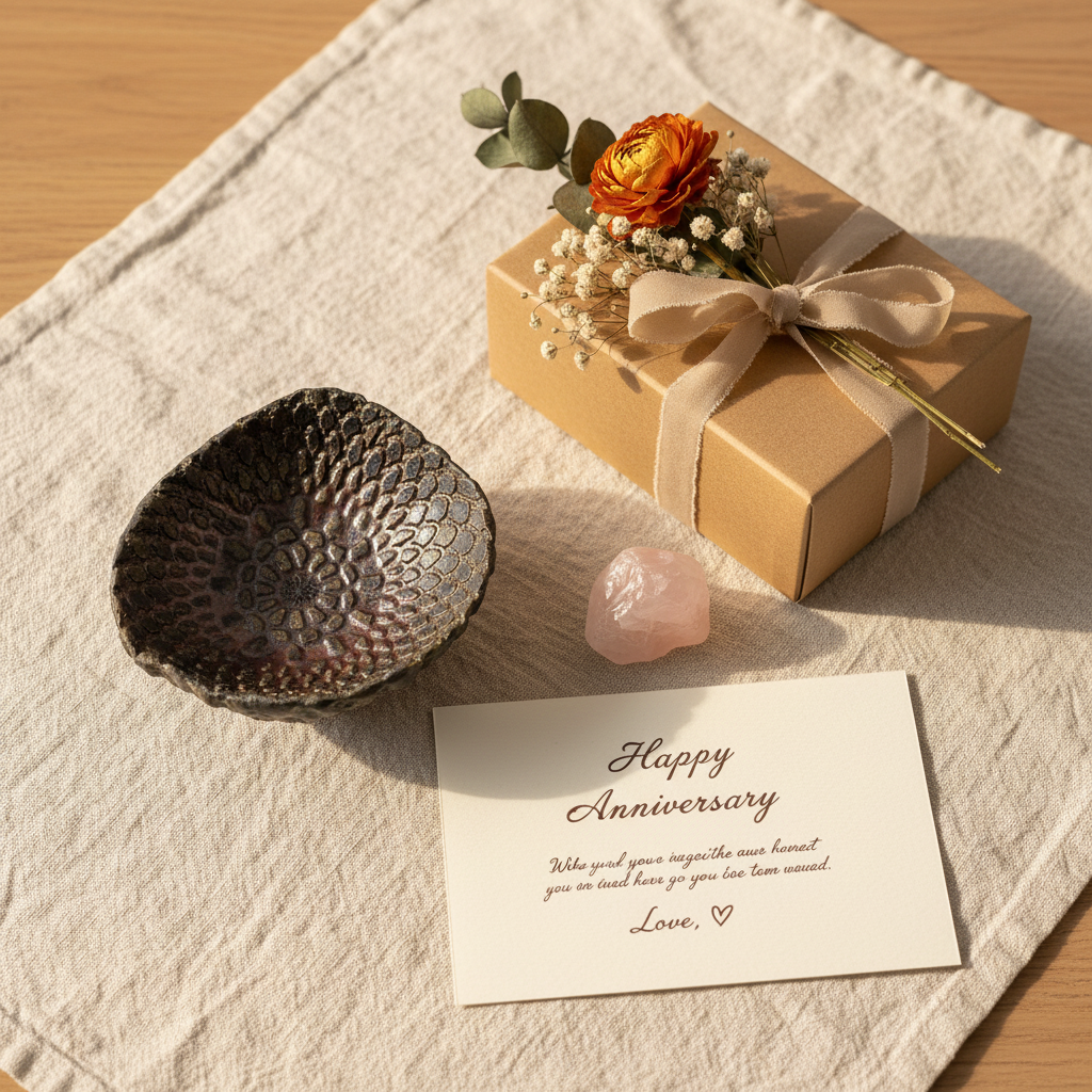 Textured ceramic ring dish in a home setting