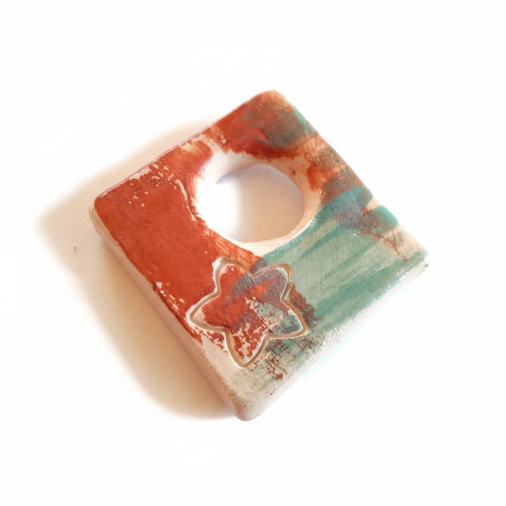 White Background Photo - Ceramic Designer Charms